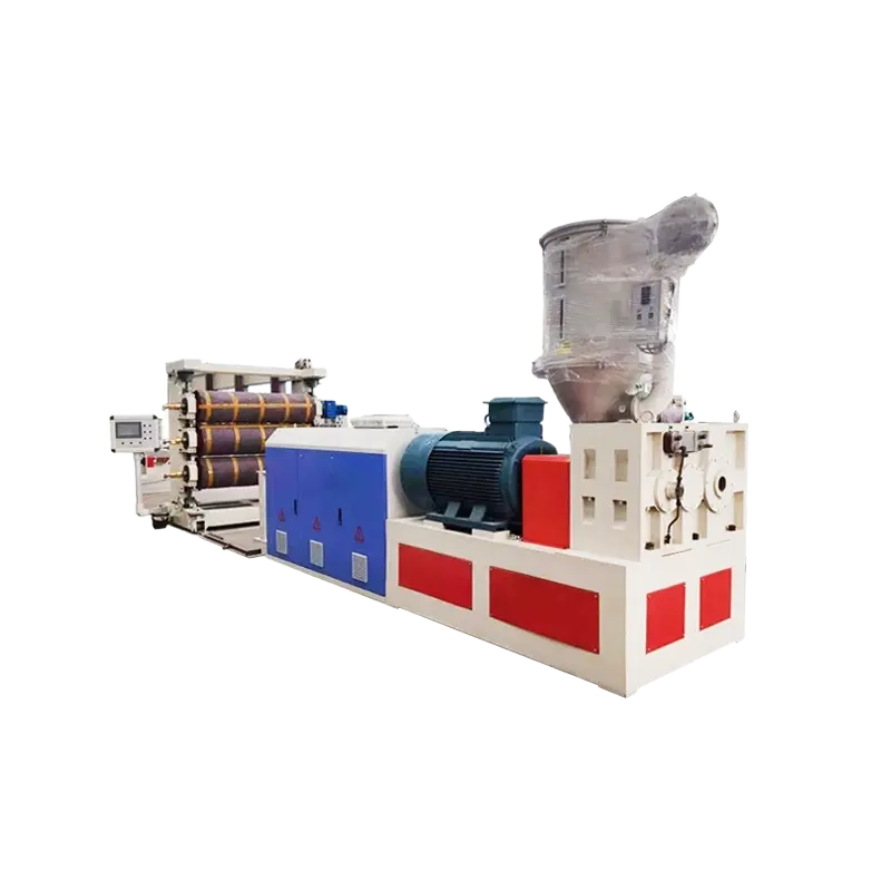Mesin extruder papan plastik